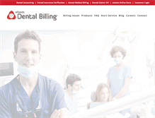 Tablet Screenshot of dentalbilling.com